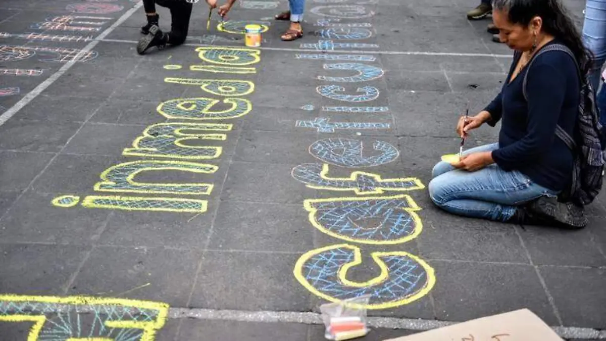 Protesta en Xalapa para liberar a cafetaleros